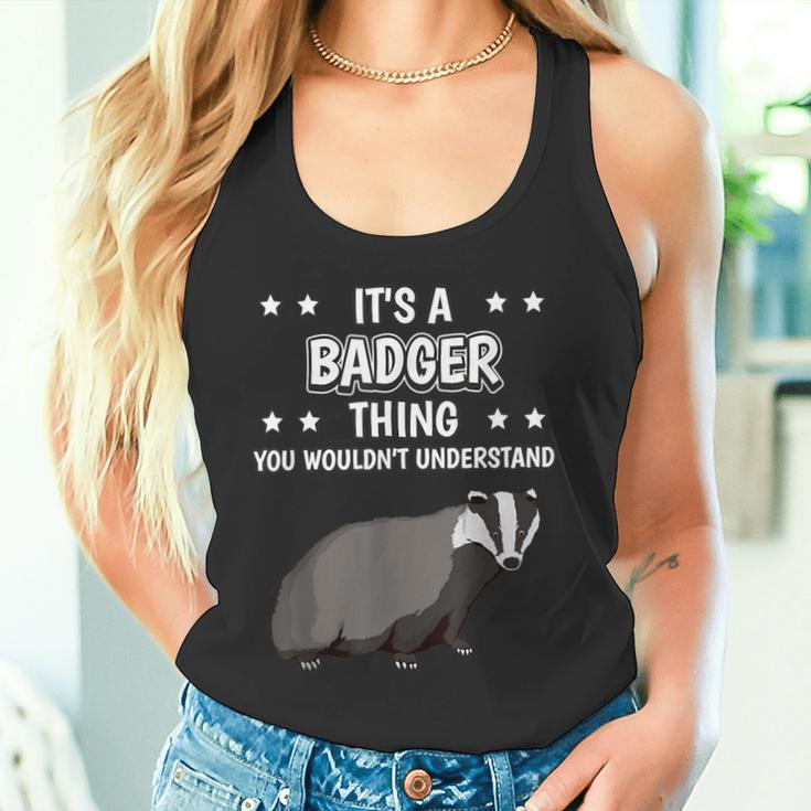 Ist So Ein Dachs Ding Saying Badger Tank Top