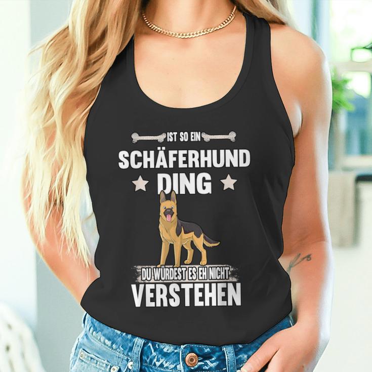 Ist So Ein Deutscher Shepherd Ding Dog S Tank Top