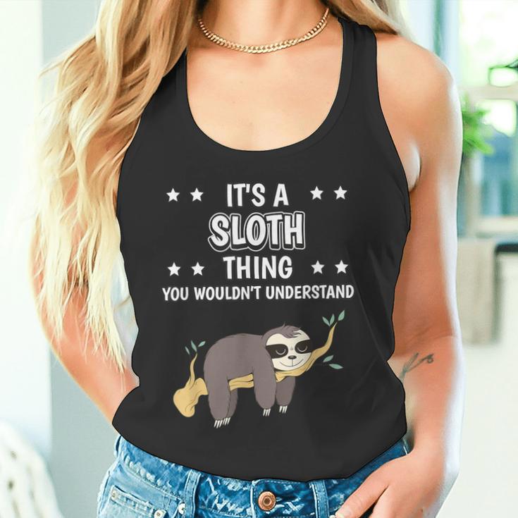 Ist So Ein Faultier Ding Lustiger Spruch Faultiere Tank Top