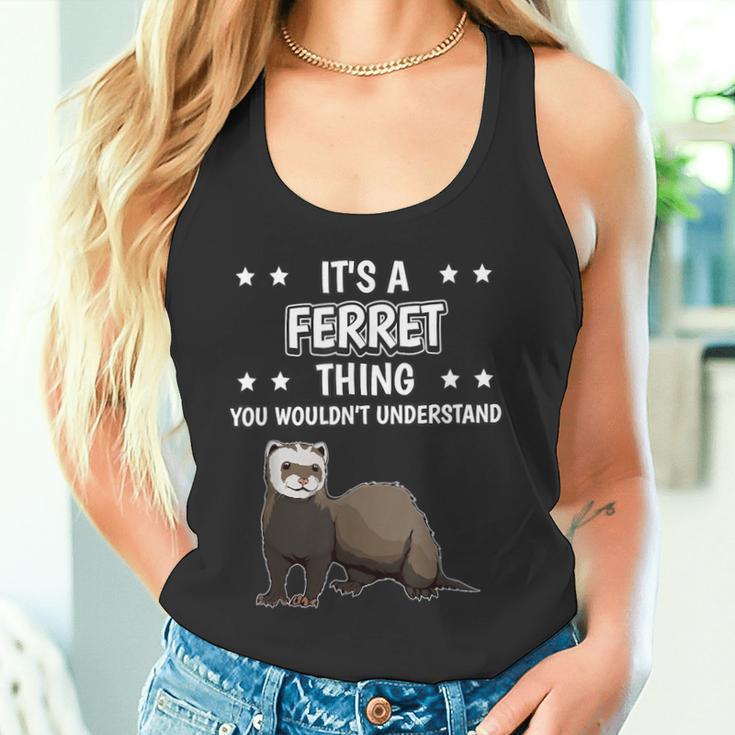 Ist So Ein Frettchen Ding Lustiger Spruch Frettchen Tank Top