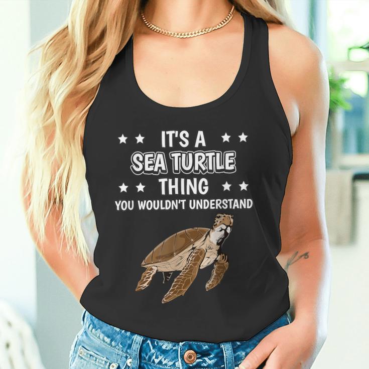 Ist So Ein Meeresschildkröte Ding Spruch Schildkröte Tank Top