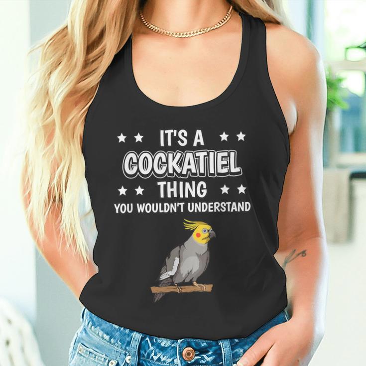 Ist So Ein Nymphensittich Ding Lustiger Spruchogel Tank Top