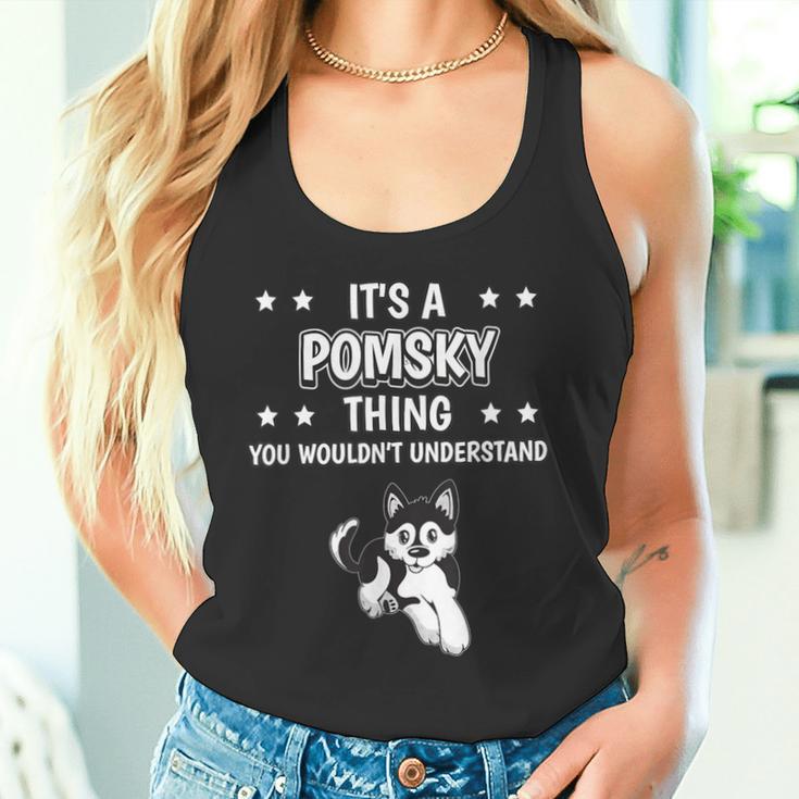 Ist So Ein Pomsky Ding Lustiger Spruch Pomskys Tank Top