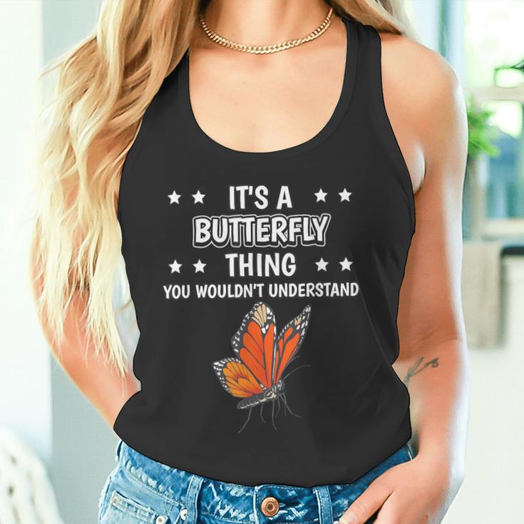 Ist So Ein Schmetterling Ding Lustiger Spruch Schmetterlinge Tank Top