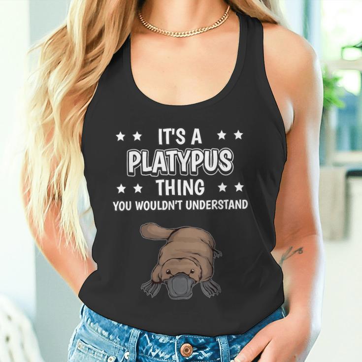 Ist So Ein Schnabeltier Ding Lustiger Spruch Schnabeltiere Tank Top