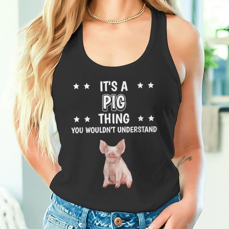 Ist So Ein Schwein Ding Saying Pig Tank Top