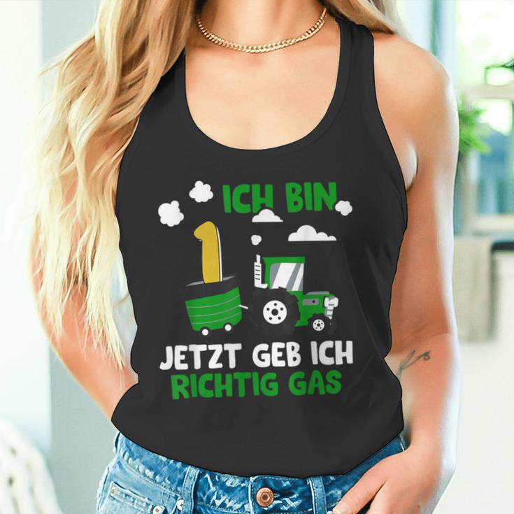 Jetzt Geb Ich Richtig Gas 1St Birthday Boy Tractor S Tank Top