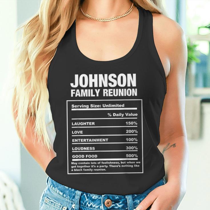 Johnson Familientreffen Nachname Afrikanischer Amerikanischer Nachname Tank Top