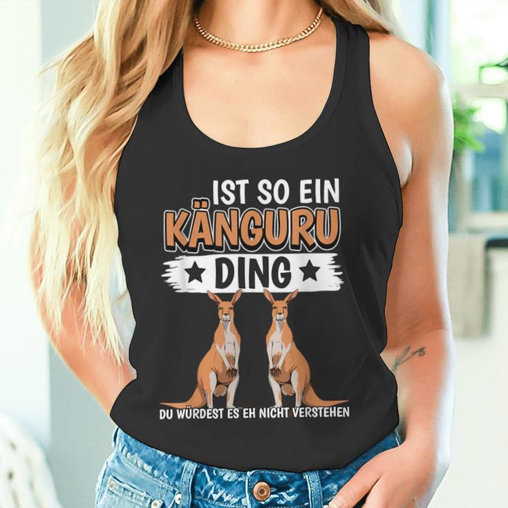 Kängurus Sachen Ist So Ein Känguru Ding Känguru Tank Top