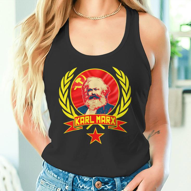 Karl Marx Soviet Communism Propaganda Tank Top