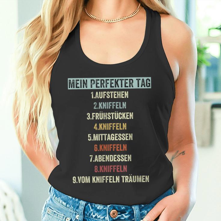 Kniffelintage Text For Cube Fans Mein Perfekt Tag Tank Top