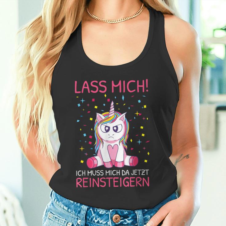 Lass Mich Ich Muss Mich Da Jetzt Reinsteiger Unicorn S Tank Top