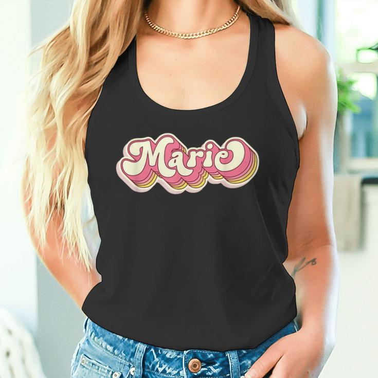 Marie Name Personalised First Name Surname Tank Top