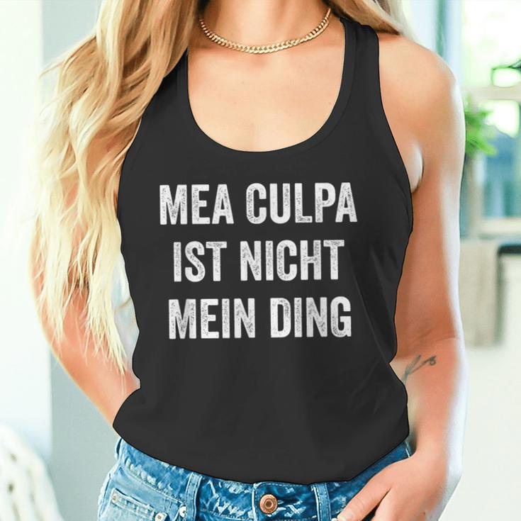 Mea Culpa Ist Nicht Mein Ding S Tank Top