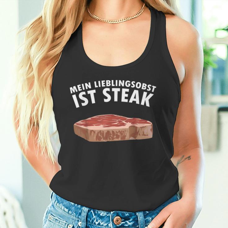 Mein Lieblingsobst Ist Steak Butcher Tank Top