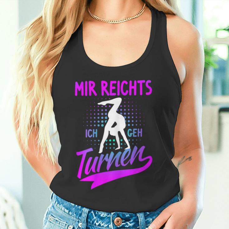 Mir Reichts Ich Geh Turnnen Handstand Trainer Gymnastic Tank Top