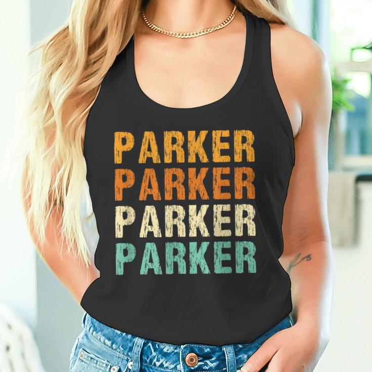 Parker Nachname Familientreffen Nachname Personalisiert Tank Top