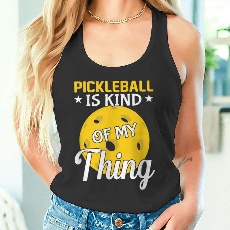 Pickleball Ist Irgendwie Mein Ding Pickleball-Liebhaber Tank Top