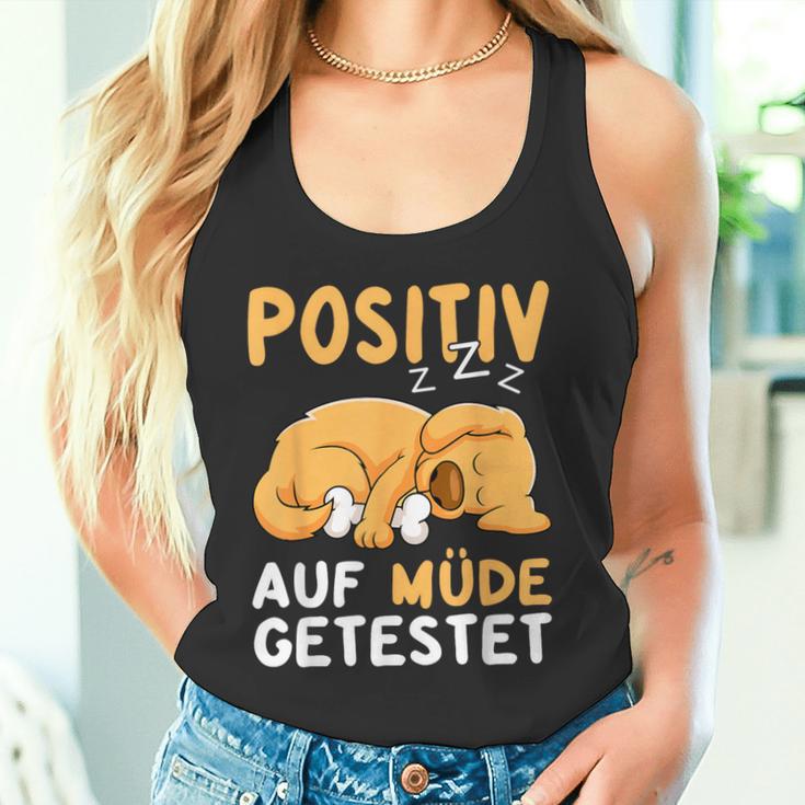 Positiv Auf Müde Getestet Dog Sleep Tank Top