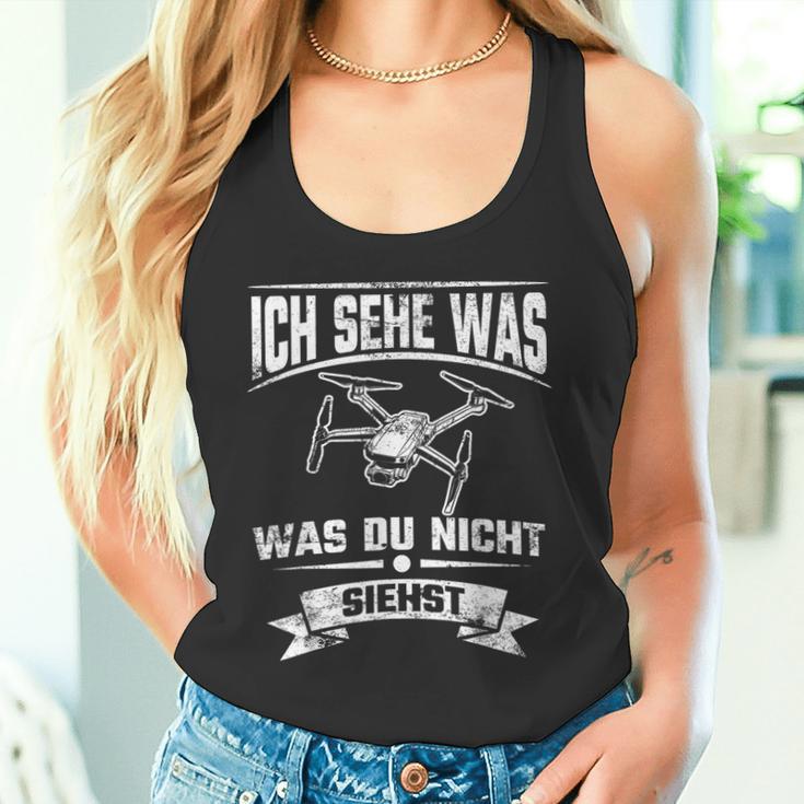 Quadcopter Drohne Ich Sehe Was Was Du Nicht Siehst Tank Top