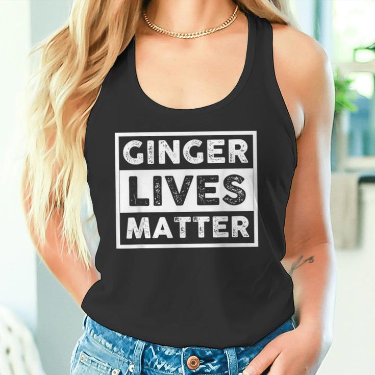 Redhead Ginger Lives Matter Tank Top