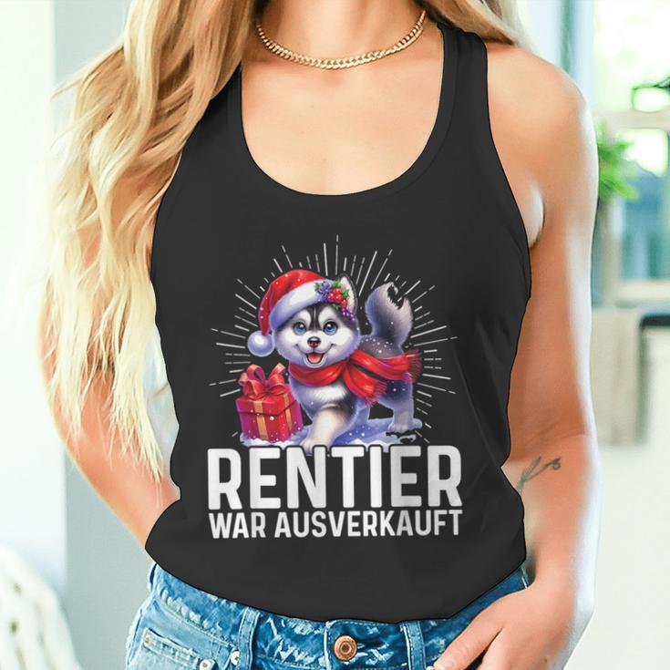 Reindeer War Ausverkauft Weihnachten Husky Fest Slogan Tank Top