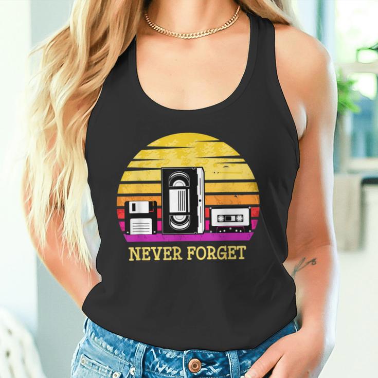 Retro Diskettehs The 80S Never Forget Tank Top