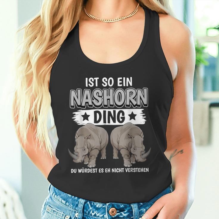 Rhinozeros Sachen Ist So Ein Rhino Ding Rhino Tank Top