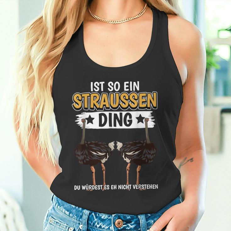 Straußeogel Sachen Ist So Ein Strauss Ding Ostrich S Tank Top