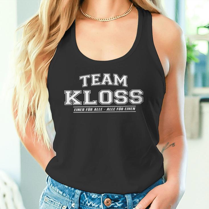 Team Kloss Proud Family Last Name Tank Top