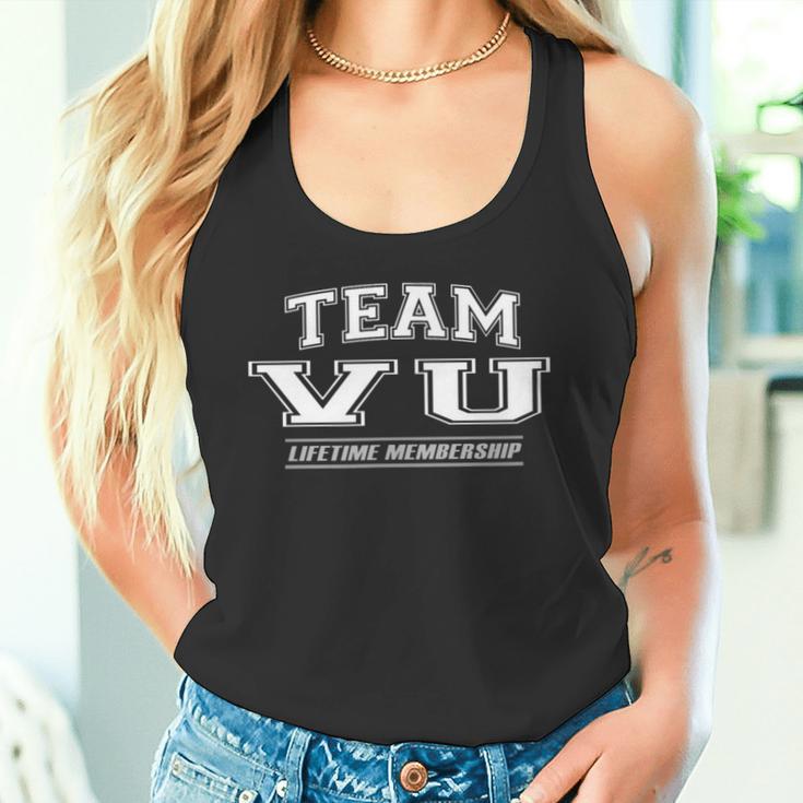 Teamu Proud Family Name Surname Tank Top