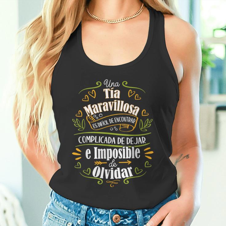 Una Tía Maravillosa Regalo Original Para Mi La Mejor Tia Tank Top