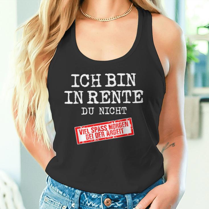 Viel Spaß Beim Arbeit Rente Retirement Pensioner Tank Top