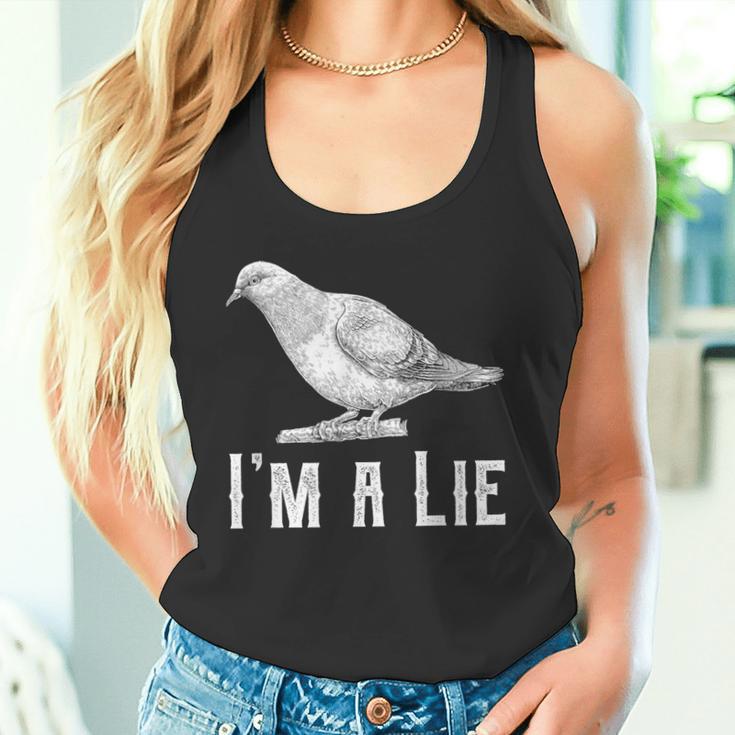 Vintage I Am A Lie Bird Aren't Real Spies Great Tank Top