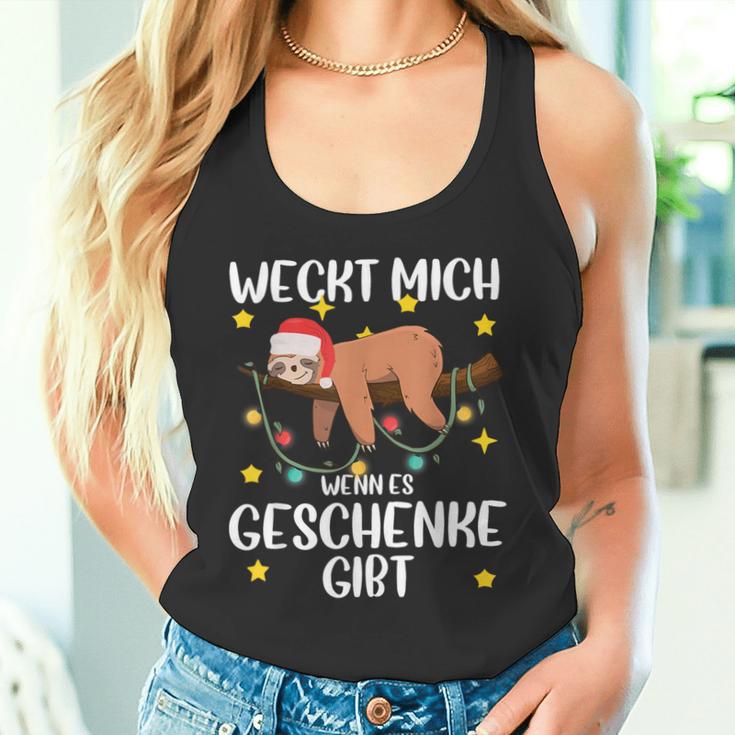 Wecke Mich Wenn Es Geschenke Gibt Christmas Tank Top