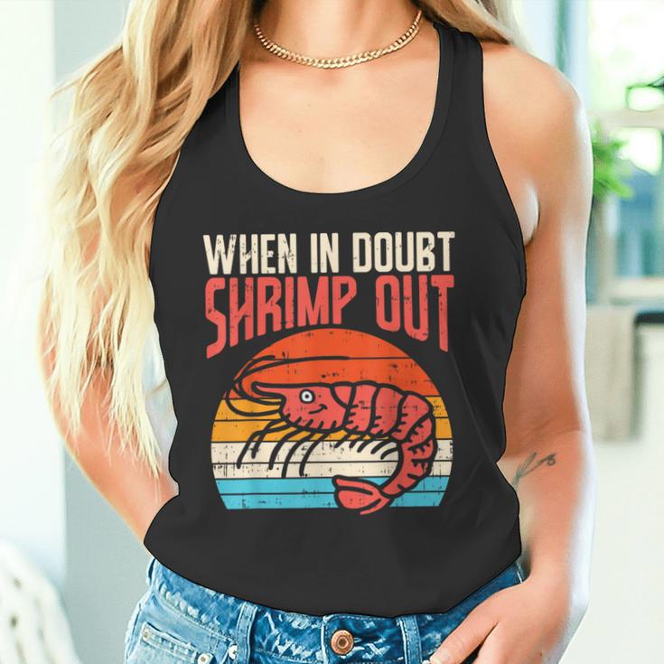 When In Doubt Shrimp Out Retro Bjj Brazilian Jiu Jitsu Tank Top