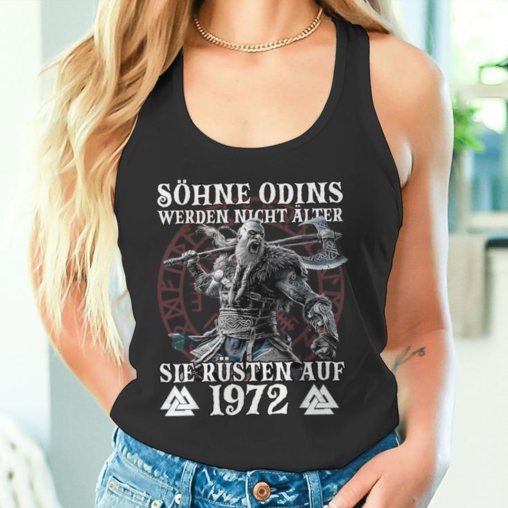 WikingerMänner Odin Wikinger Jahrgang 1972 Geburtstags Tank Top