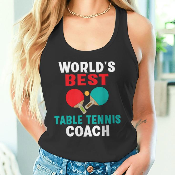 World Best Table Tennis Trainer Tank Top