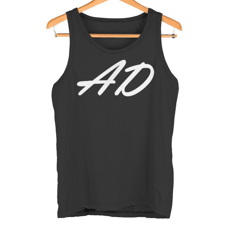 Ad Initials First Name A Last Name D All Names With A Tank Top