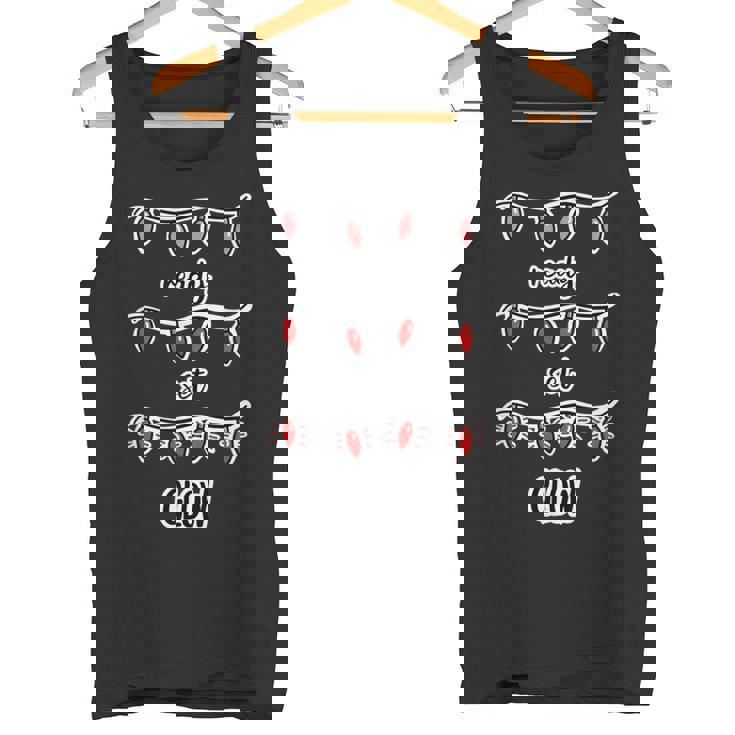 Christmas Tee Pun Ready Set Glow Xmas Tank Top
