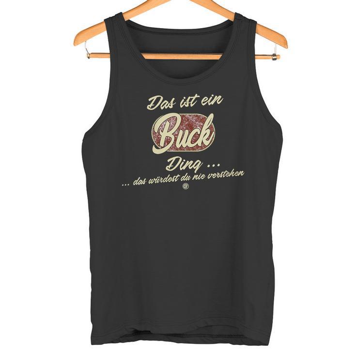 Damen Das Ist Ein Buck Ding Lustiges Familie Buck Mit-Ausschnitt Tank Top