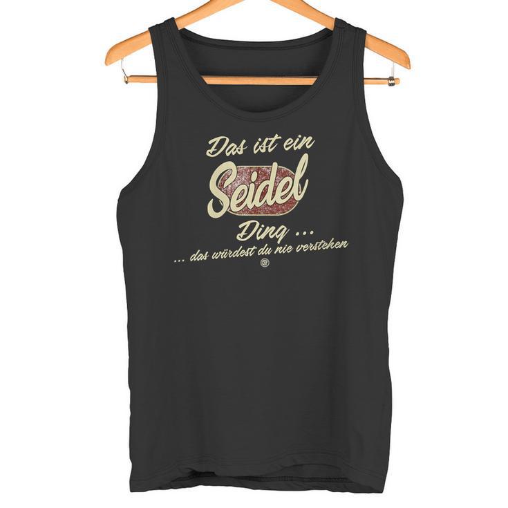 Damen Das Ist Ein Seidel Ding Lustiges Familie Seidel Mit-Ausschnitt Tank Top