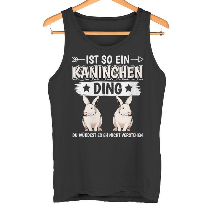 Damen Ist So Ein Kaninchen Ding Kaninchen Mit-Ausschnitt Tank Top