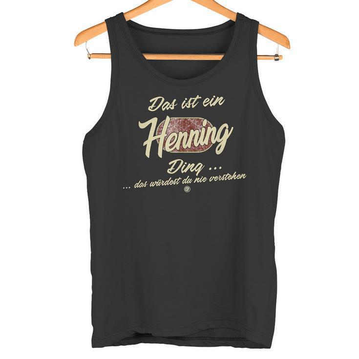 Das Ist Ein Henning Ding Family Henning Tank Top