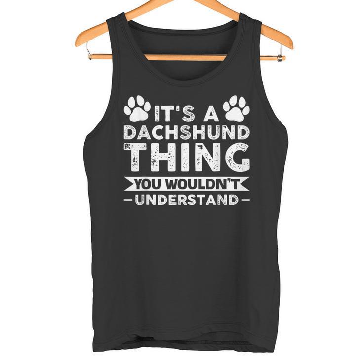 Es Ist Ein Dackel-Ding-Dackel Tank Top