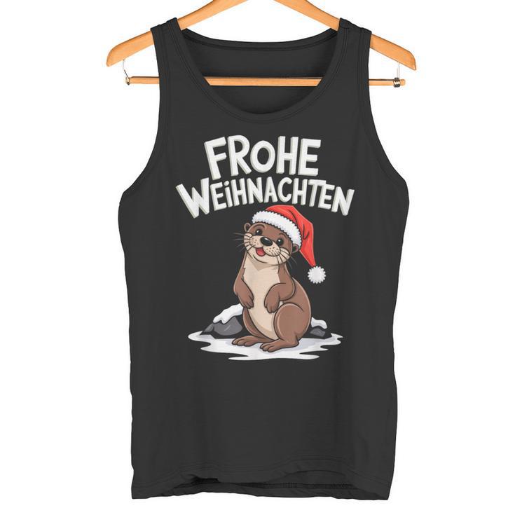 Frohe Weihnachten Otter Frohe Weihnachten Tank Top