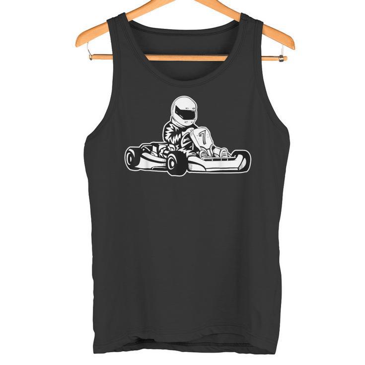 Go-Kart Racing Kart Racing Driver Go Karting Tank Top