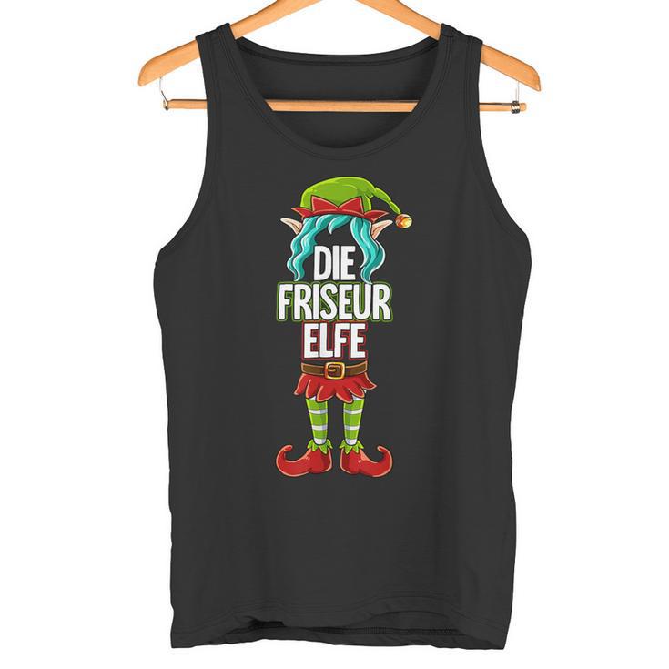 Hairdresser Elf Partner Look Christmas Tank Top