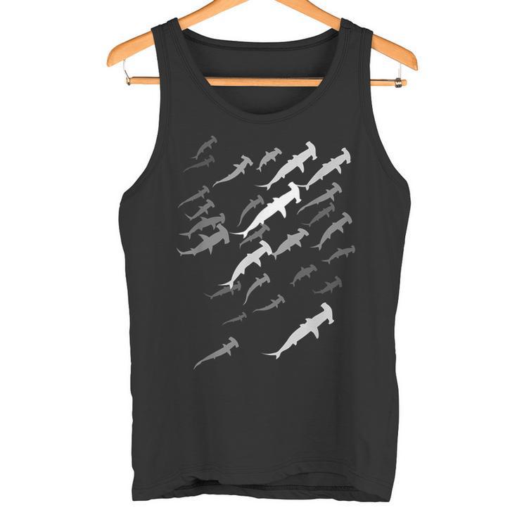 Hammer Shark Swarm Diver Tank Top