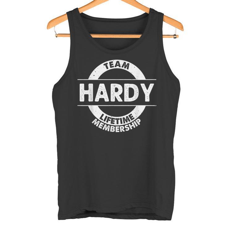 Hardy Geschenk Lustiger Nachname Familienbaum Geburtstag Wiedervereinigung Idee Tank Top